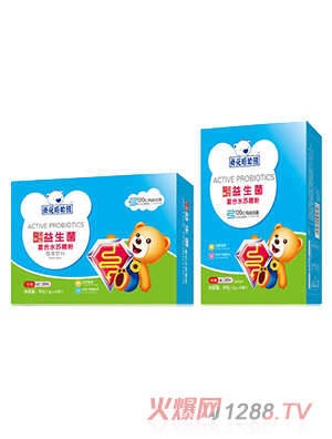 葵花嘻哈熊六联活性益生菌复合水苏糖粉