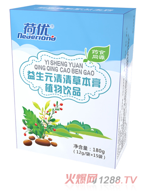 荷优益生元清清草本膏植物饮品