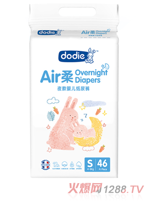 dodie Air柔夜款婴儿纸尿裤
