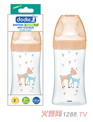 Dodie自然质感宽口径玻璃奶瓶 270ml