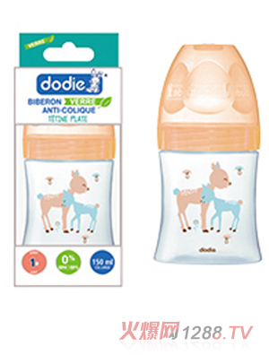 Dodie自然质感宽口径玻璃奶瓶 150ml