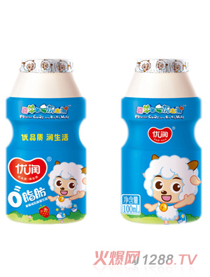 优润草莓味乳酸菌饮品 100ml