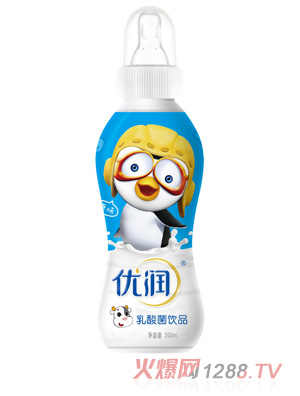优润乳酸菌饮品 企鹅奶嘴蓝
