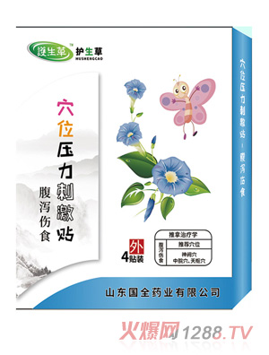 护生草穴位压力刺激贴-腹泻伤食