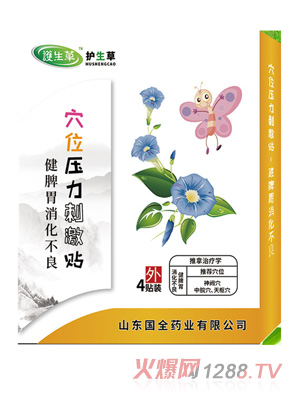 护生草穴位压力刺激贴-健脾胃消化不良