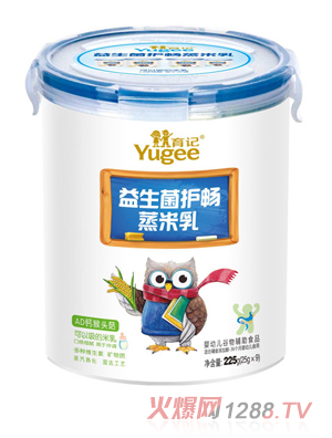 育记益生菌护畅蒸米乳-AD钙猴头菇225克乐扣装