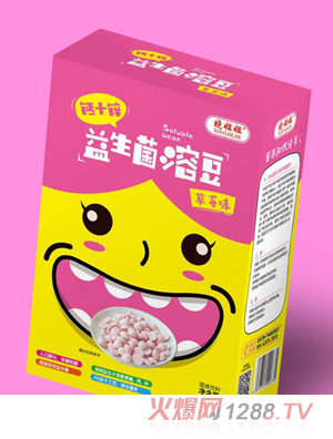 晓姐姐益生菌溶豆草莓味