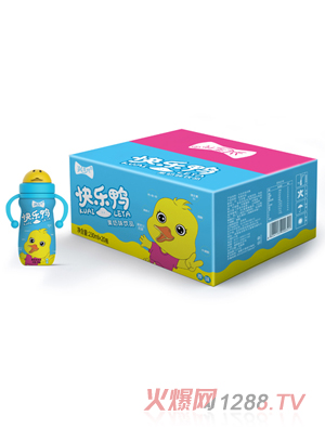 兴生代快乐鸭果奶味饮品 原味蓝色 箱装