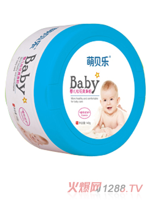 萌贝乐婴儿松花爽身粉