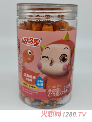 哆哆星深海鱼棒 鲜虾味 21支