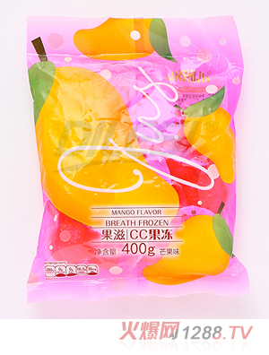 林食佳400g果滋cc果冻袋装 芒果味