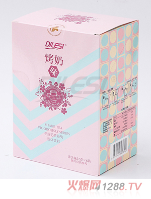 迪乐斯52g手摇奶茶 烤奶味