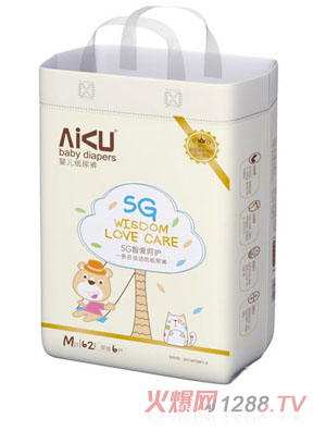 嗳酷5G纸尿裤-M-62