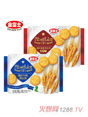 金富士高纤消化饼280g