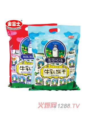 金富士牛乳饼干500g