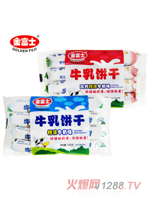 金富士牛乳饼干130g