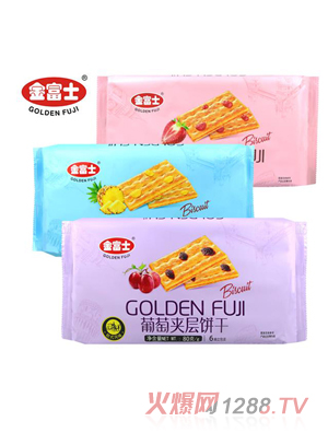 金富士80克夹层饼干