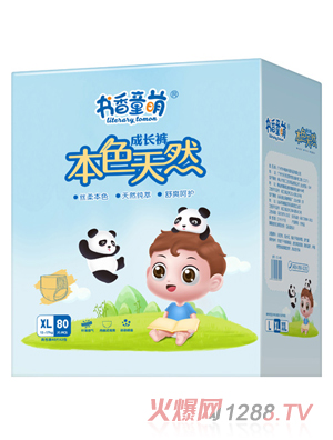 书香童萌本色天然成长裤XL80