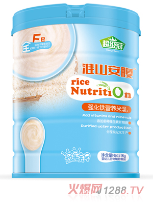 超级冠淮山安腹强化铁营养米乳