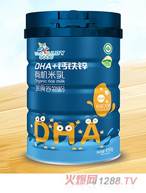 环球宝贝有机米乳 DHA+钙铁锌