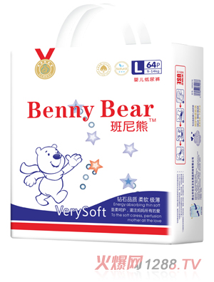 班尼熊婴儿纸尿裤L