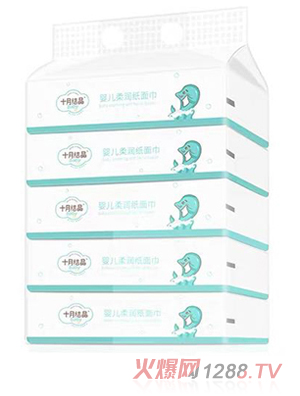 婴儿 柔润纸面巾