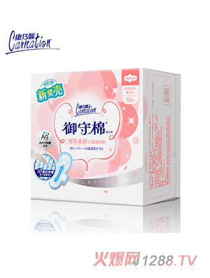康乃馨御守棉日用量多255mm10片装