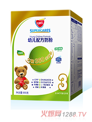 托普康儿幼儿配方奶粉3段