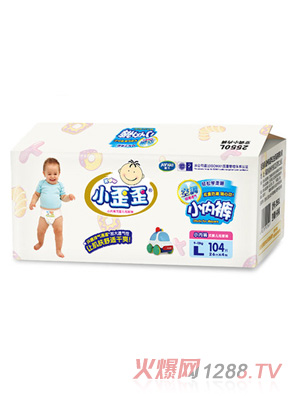 小歪歪简装超薄婴儿拉拉裤l104片