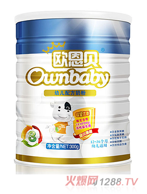 欧恩贝超金装幼儿配方奶粉300g3段