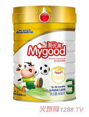 美优高幼儿配方奶粉3段