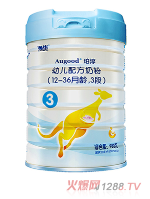 澳优珀淳幼儿配方奶粉3段900g