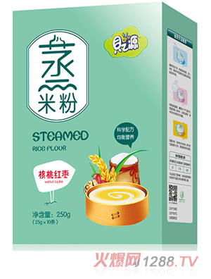 贝之源蒸米粉（核桃红枣）