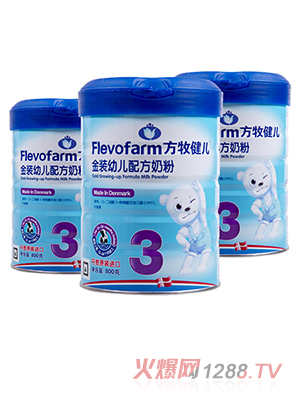 方牧健儿金装幼儿配方奶粉3段