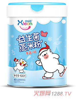 喜乐臣益生菌蒸米粉果蔬+铁