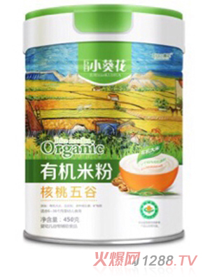 巨日小葵花核桃五谷有机米粉