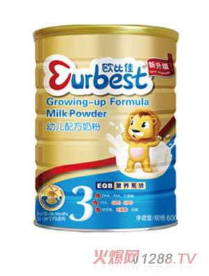 欧比佳幼儿配方奶粉3段