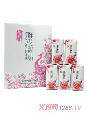 雪兰彩云之南鲜花酸奶