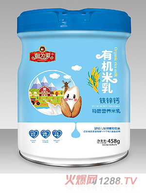 润为滋有机米乳 铁锌钙