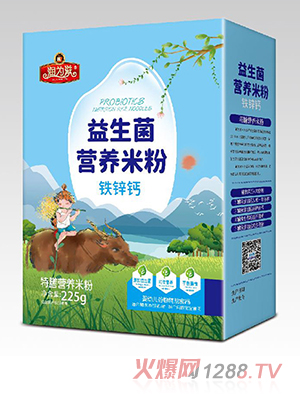 润为滋益生菌营养米粉盒装 铁锌钙
