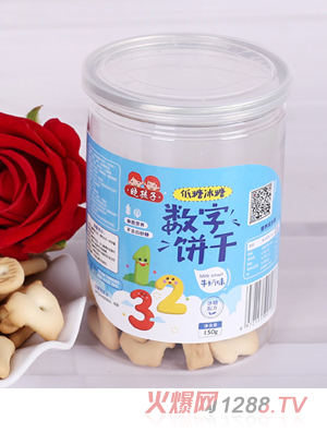 晓孩子数字饼干-牛奶味