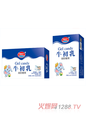 聪乐贝牛初乳凝胶糖果 盒装