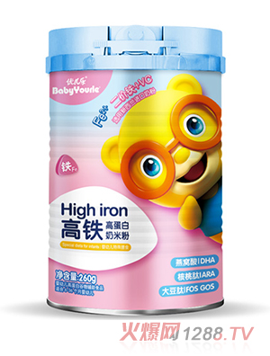 优儿乐二价高铁高蛋白奶米粉