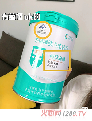 育润齐梅牌胰力佳奶粉510克罐装