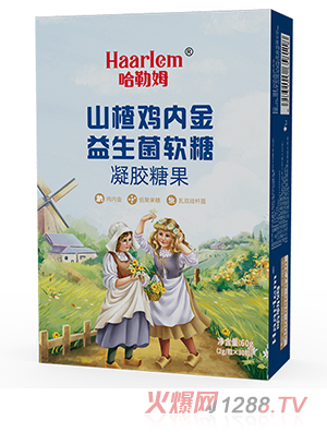哈勒姆山楂鸡内金益生菌软糖