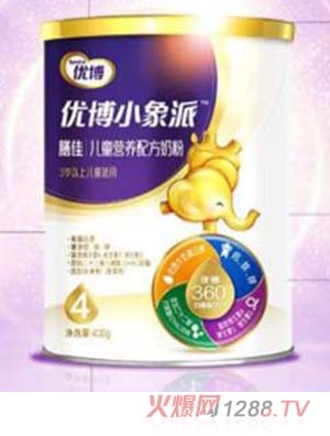 优博小象派膳佳儿童营养配方奶粉