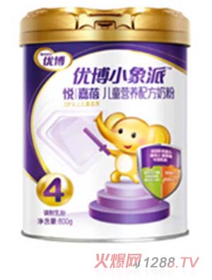 优博小象派悦嘉蓓儿童营养配方奶粉