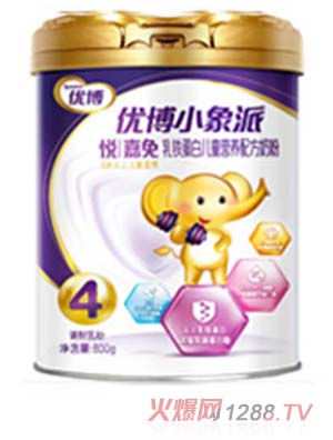 优博小象派悦嘉骼儿童营养配方奶粉