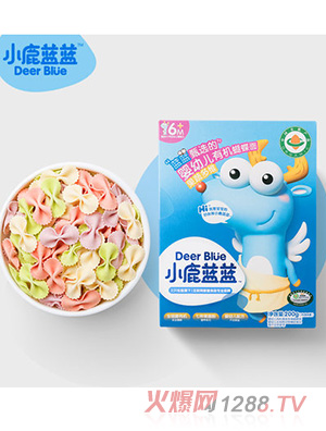 小鹿蓝蓝有机蝴蝶面