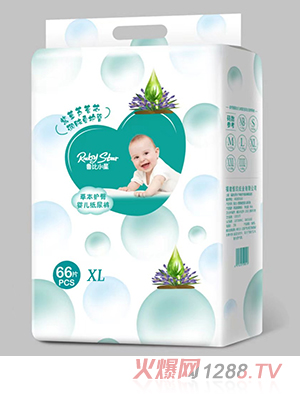 鲁比小星草本护臀婴儿纸尿裤XL